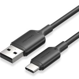 Vention Cable USB 2.0 Tipo-C a USB-A Negro 2m